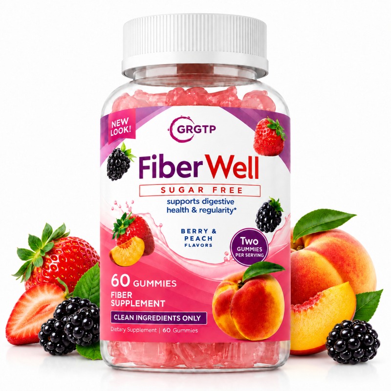 Health Wellness Gummies - Fiber Well Gummies - Équilibre la