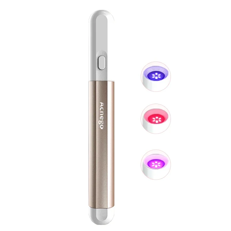 Acne Light Therapy Pen - Stylo de luminothérapie LED portable 2026