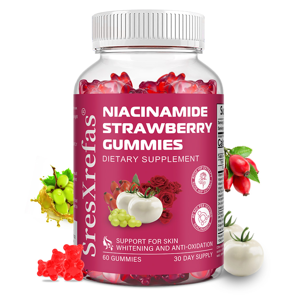 Health Wellness Gummies - Gummies à la niacinamide (vitamine B3),