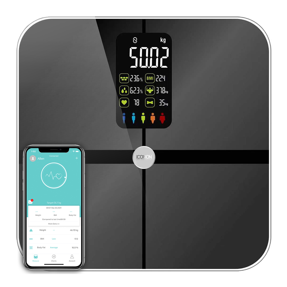 Digital Body Weight Scale - Balance de salle de bain numérique