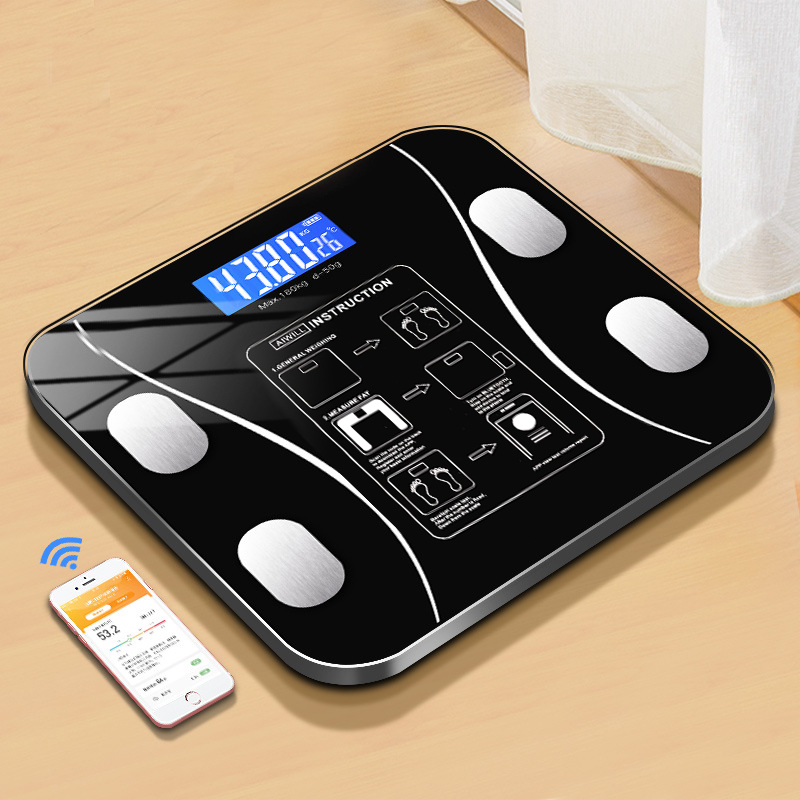 Digital Body Weight Scale - Balance de composition corporelle intelligente sans