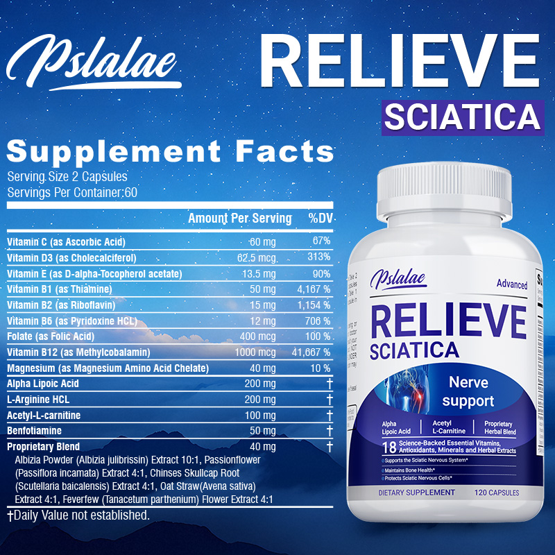 Soulager les capsules de sciat - Health & Wellness Llc avis et prix