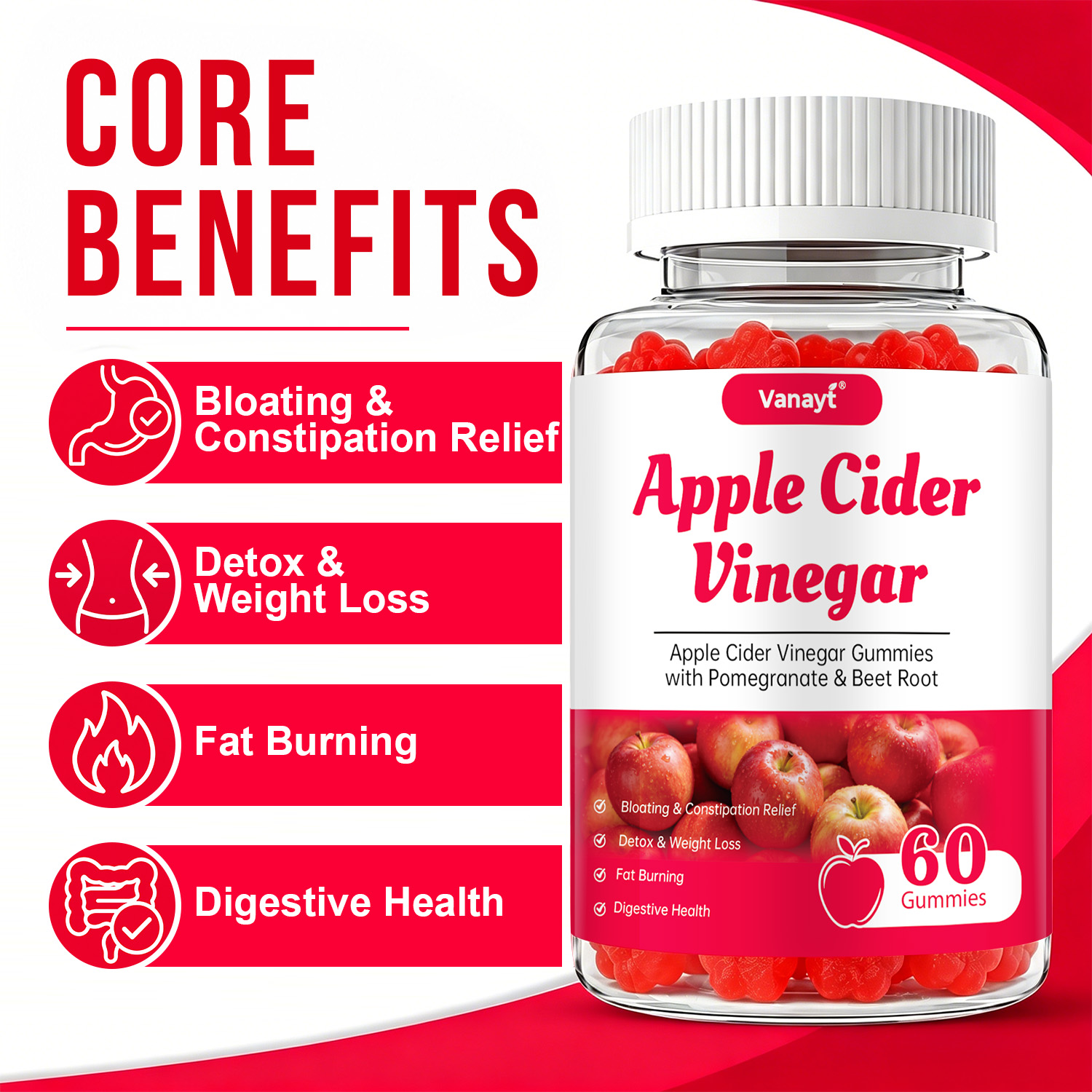 Gummies au vinaigre de cidre d - Health Wellness Gummies avis et prix
