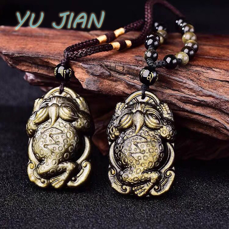 Pendentif obsidienne en or nat - Longevity Health & Wellness Hotel avis et prix