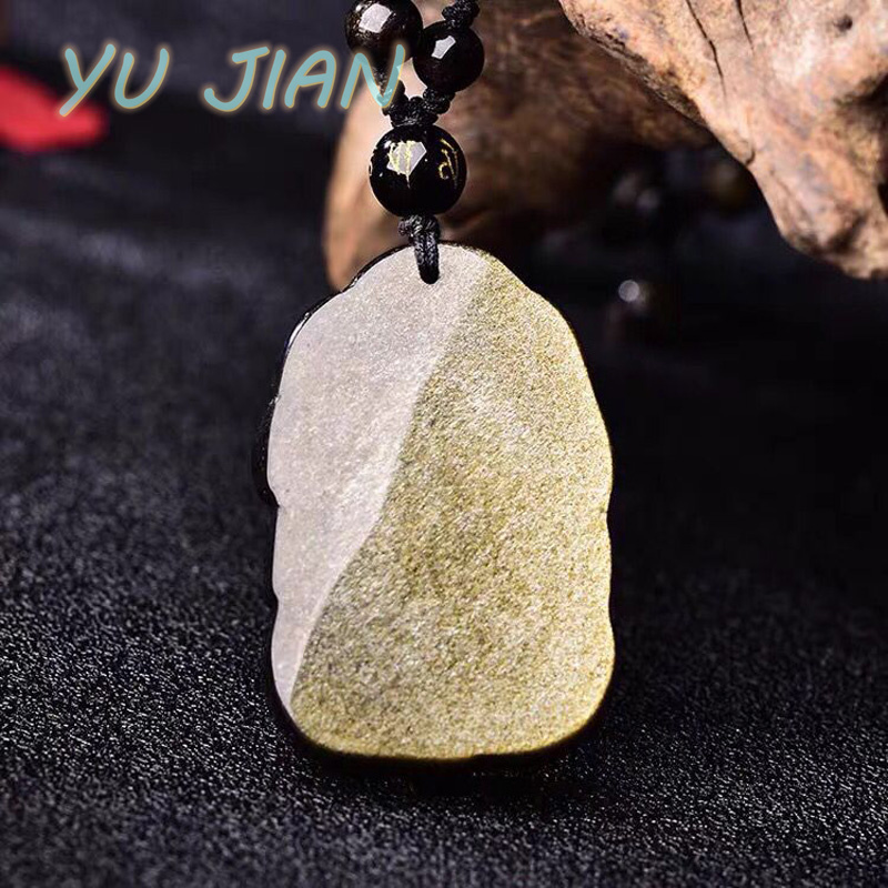 Pendentif obsidienne en or nat - Longevity Health & Wellness Hotel avis et prix