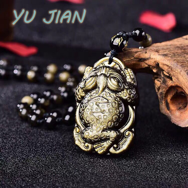Pendentif obsidienne en or nat - Longevity Health & Wellness Hotel avis et prix