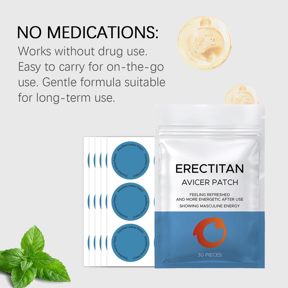 Patchs énergisants pour hommes - Health Wellness Vitality avis et prix
