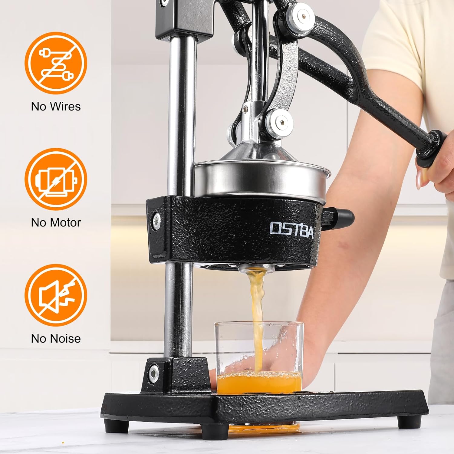 Presse-agrumes manuel en fonte - Cold Press Juicer avis et prix