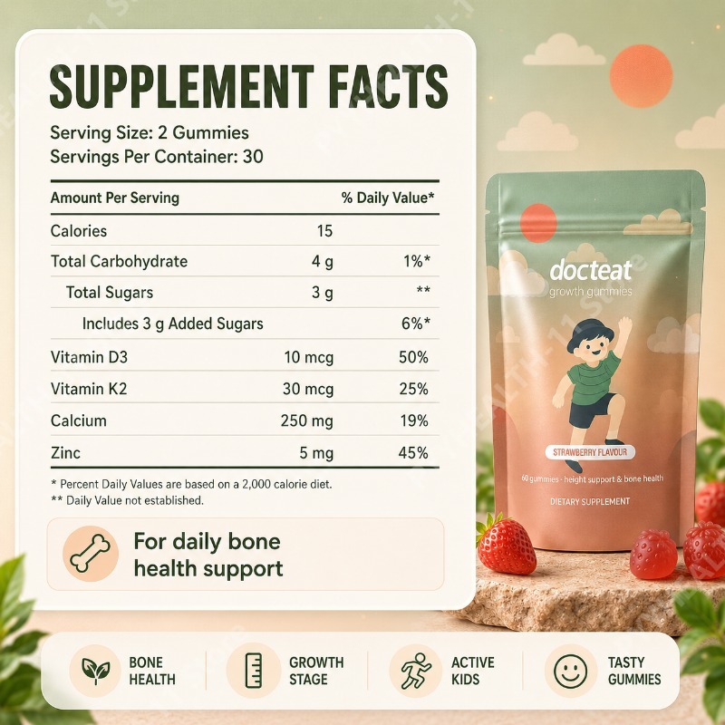 Gummies de calcium pour enfant - Health Wellness Gummies avis et prix