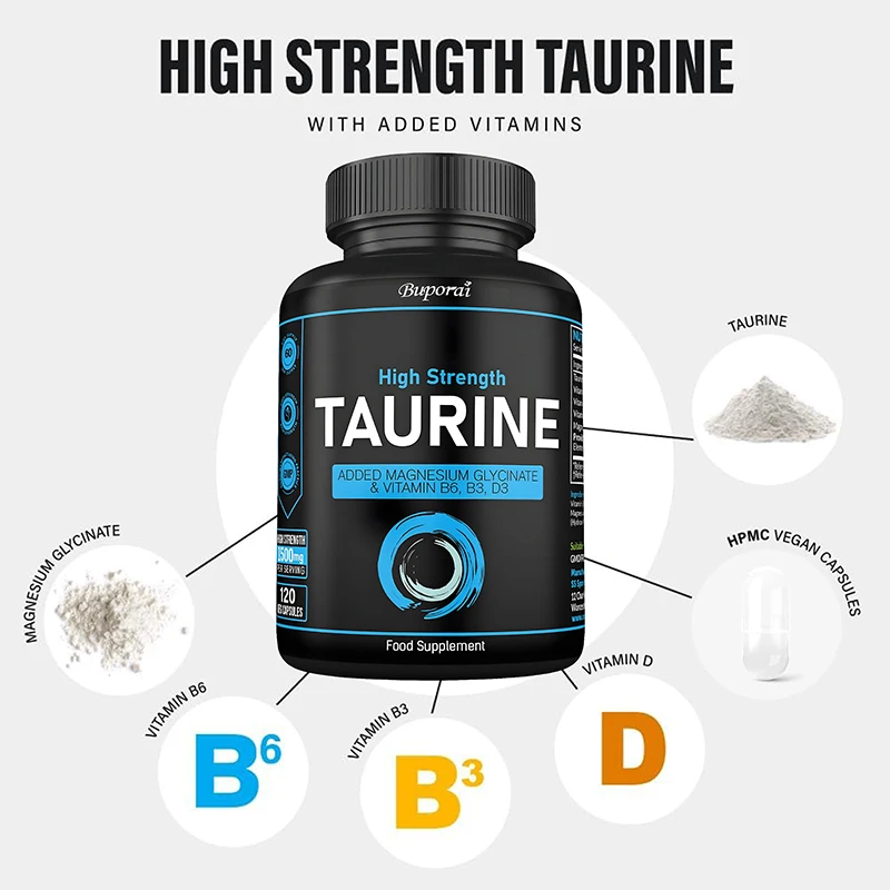 Supplément de taurine 1500 mg  - Longevity Health & Wellness Hotel avis et prix
