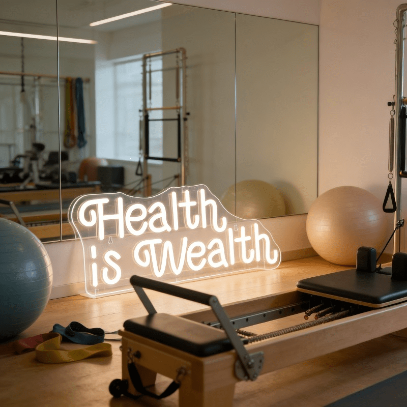 Enseigne néon LED « La santé e - Health Wellness And Lifestyle avis et prix