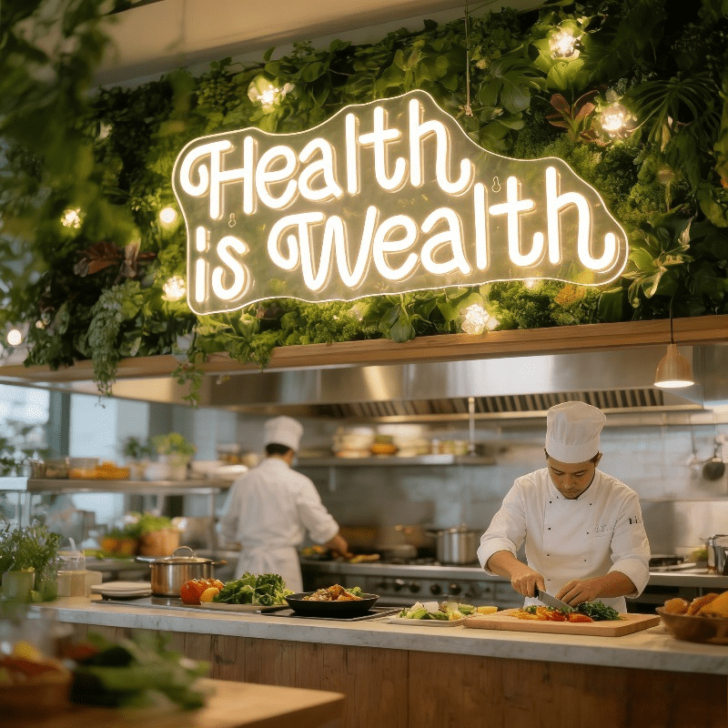 Enseigne néon LED « La santé e - Health Wellness And Lifestyle avis et prix