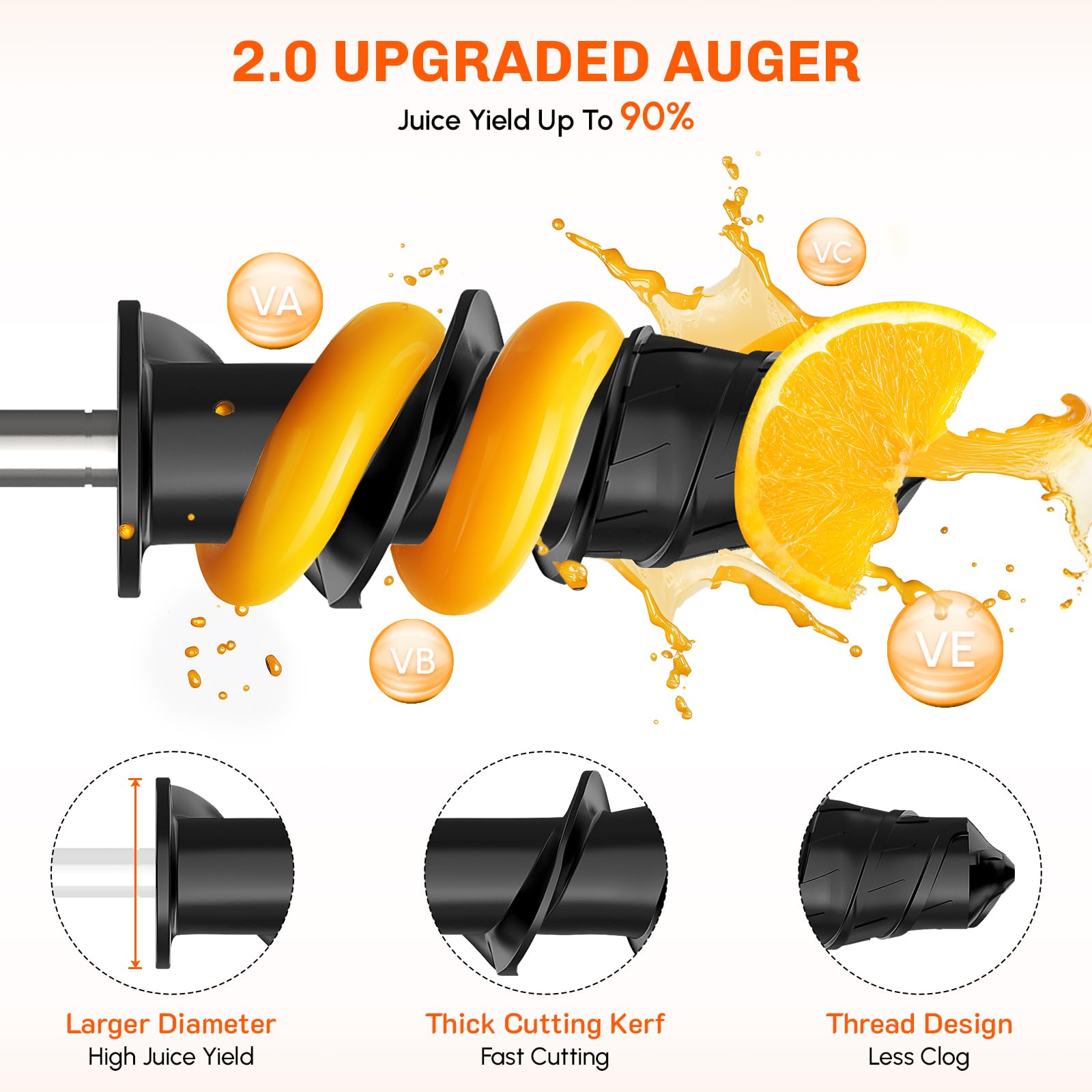 Accessoire de presse-agrumes à - Cold Press Juicer avis et prix