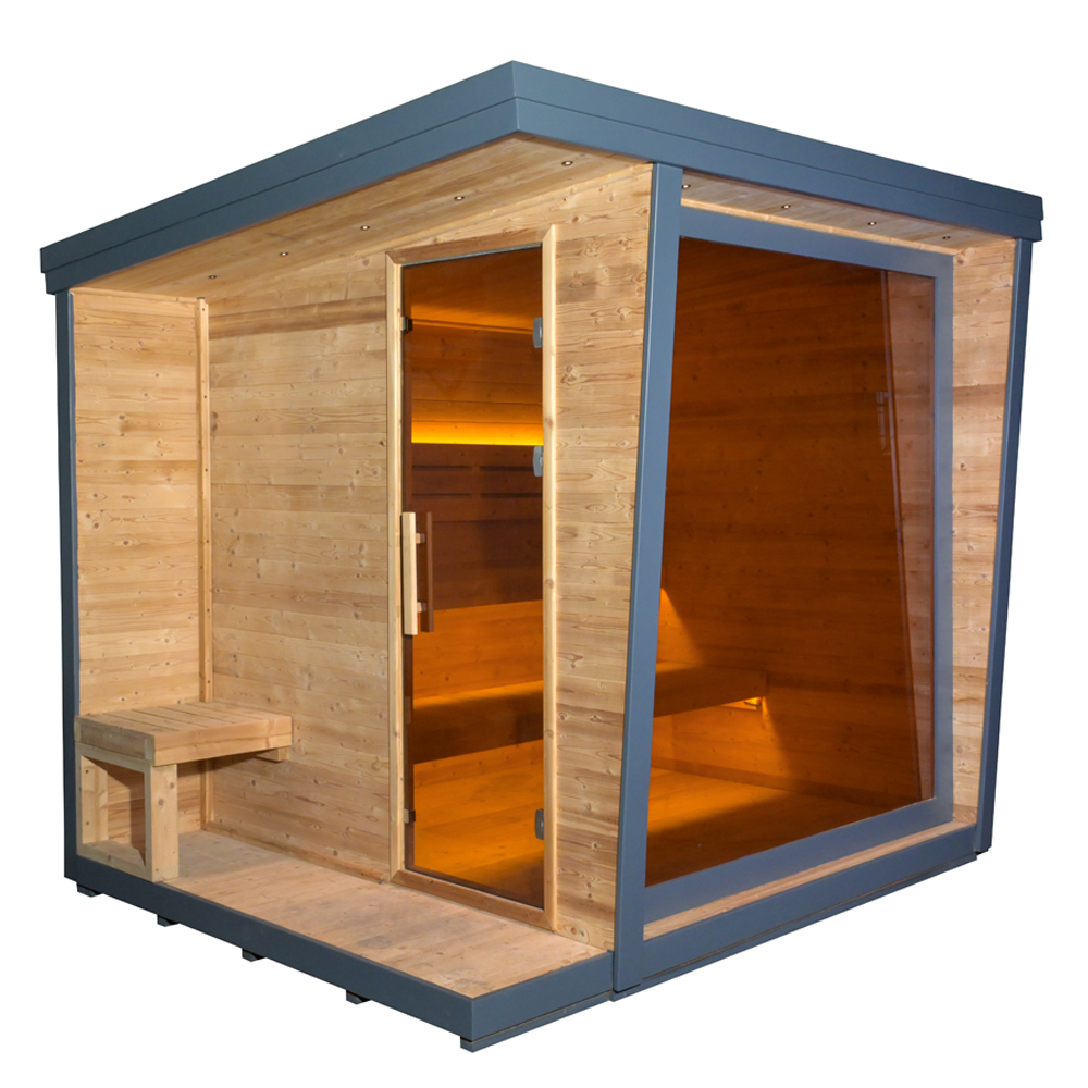 Sauna sec extérieur moderne gr - Health Wellness Spa avis et prix