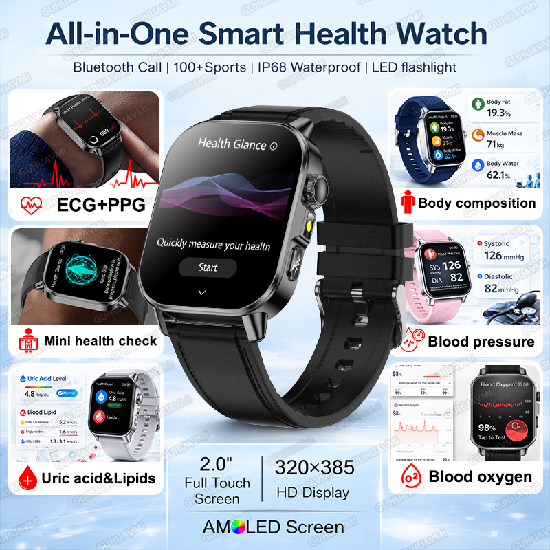 Montre connectée 2026 Ultra AI - Health Wellness Activities avis et prix