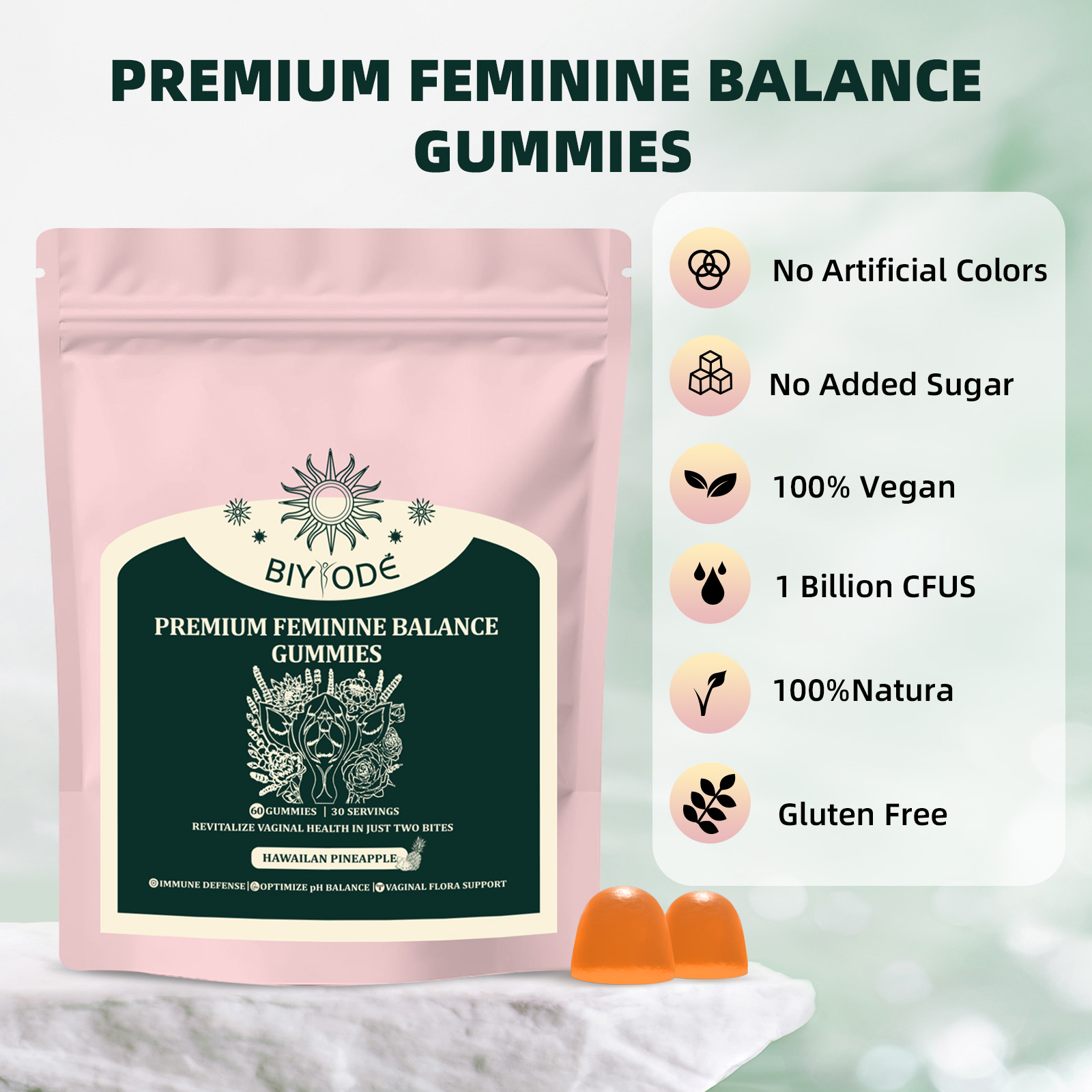 Les gommes d'équilibre féminin - Health Wellness Gummies avis et prix